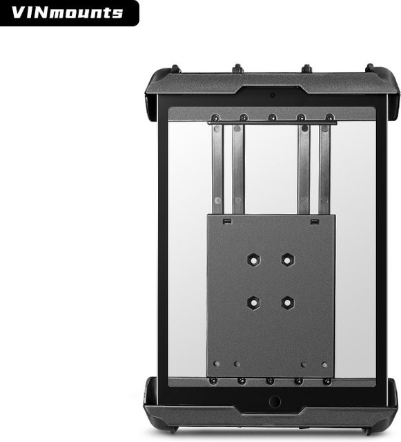 VINmounts Tablet-Ständer in Schwarz, kompatibel mit 9,7-12,9 Zoll Tablets und RAM B 1' sowie C 1,5' Rundkugel-Halterungen - Bild 1