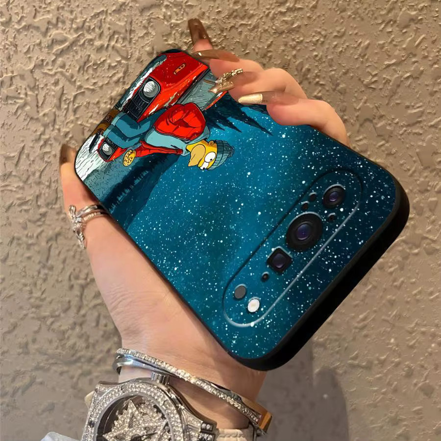 Simpsons Cartoon Handyhülle für Google Pixel 6 7 8 9 Pro XL und 6a 7a 8a 9a in Multicolour - Bild 2