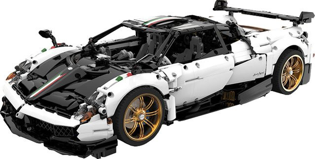 GUCAA MOC Technische 1:8 Sport Auto Huayra, Bausteine, Montage Modell Spielzeug - Bild 1