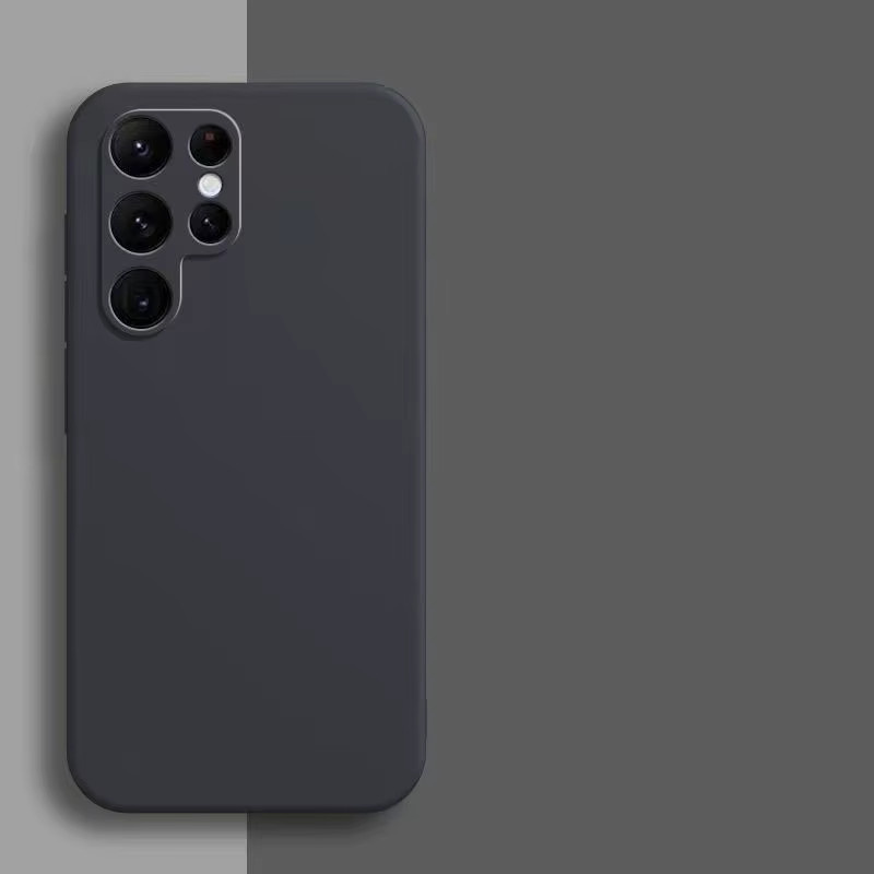 Luxuriöse Flüssigsilikonhülle für Samsung Galaxy S26 Ultra, S26 Plus und S26 in Schwarz - Bild 2