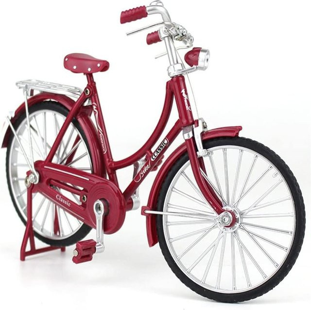 Fashnics Metall Retro Fahrradmodell, 1:10, rot, ab 14 Jahren - Bild 1