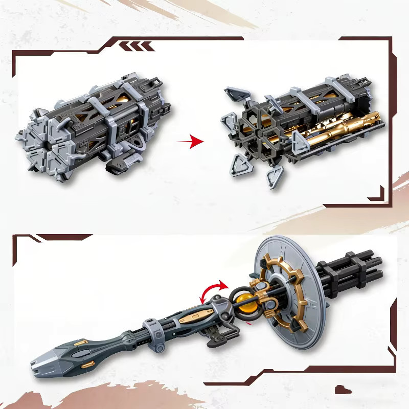 Fondjoy Motor Nuclear Weiyuanshi Heavy Weaponry Edition, Montage Mecha Modellbausatz, Actionfigur, Kunststoff - Bild 4