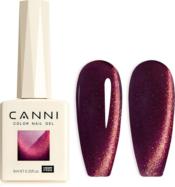 CANNI Magnetischer Gel-Nagellack Galaxy Diamond, Silver, 9 ml - Bild 1