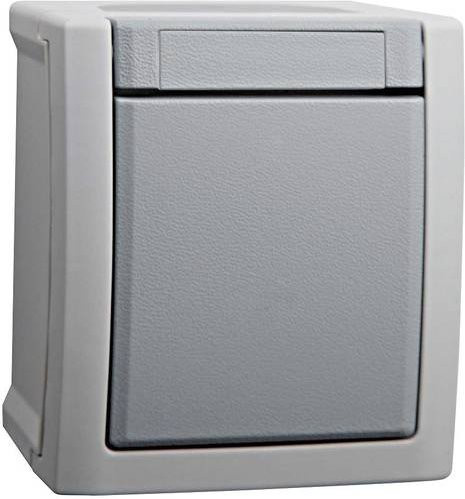 VIKO Feuchtraum-Taster Pacific in Grau IP54 90591003-DE - Bild 1