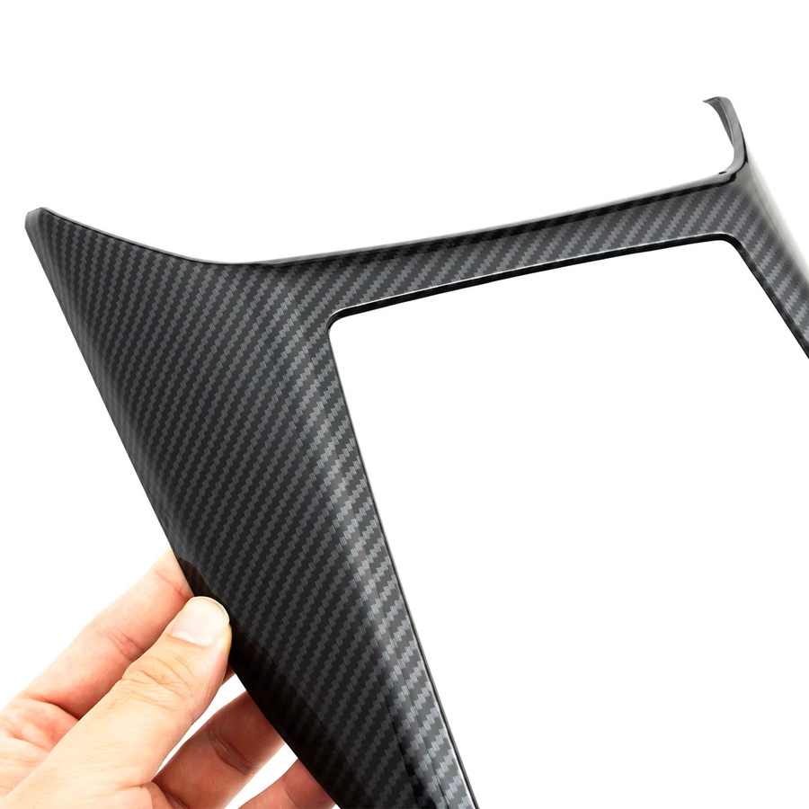 Carbon Faser Schalthebel Abdeckung für BMW X3 G45 2025 2026 in Schwarz - Bild 2