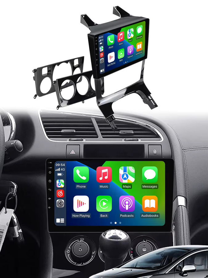 NaviFly Android All-In-One Autoradio mit GPS Navigation und drahtlosem Carplay für Peugeot 308 3008 (2009–2015), 2 GB RAM + 32 GB Speicher, Schwarz - Bild 4