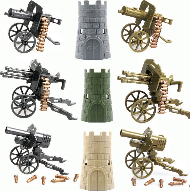 BRICKPANDA Militärarmee Flugabwehrkanone, Bausatz, Fahrzeuge - Bild 1