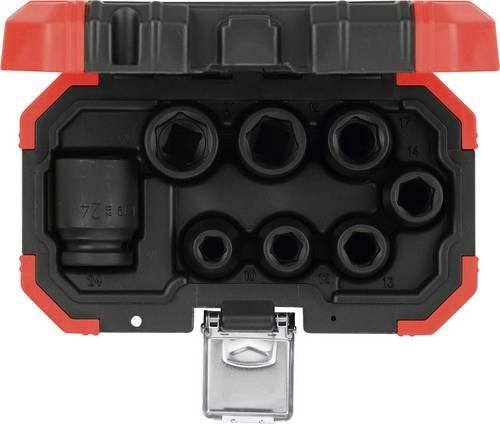 Gedore RED Kraftschrauber-Steckschlüssel-Satz 1/2 Zoll 8-teilig R63003008 - Bild 1