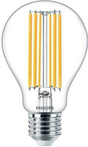 Philips LED Glühlampe E27 Warmweiß 13W mit klassischem Design, Durchmesser: 70 mm, Länge: 121 mm - Bild 1