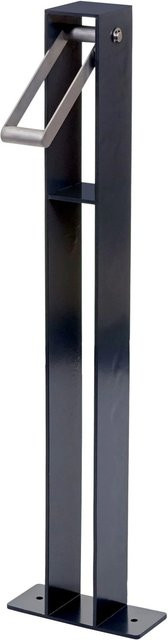 Fahrradbügel MCW-G20 Anlehnbügel aus verzinktem Stahl pulverbeschichtet in Anthrazit, H x B x T: 96 x 24 x 10 cm - Bild 2