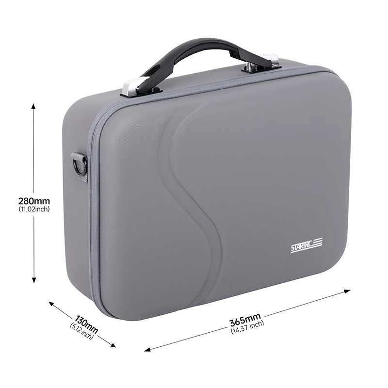 DJI Neo 2 Zubehör Reise-Tragetasche in Grau für Drohne, Brille und Motion Controller als All-in-One Schultertasche - Bild 4