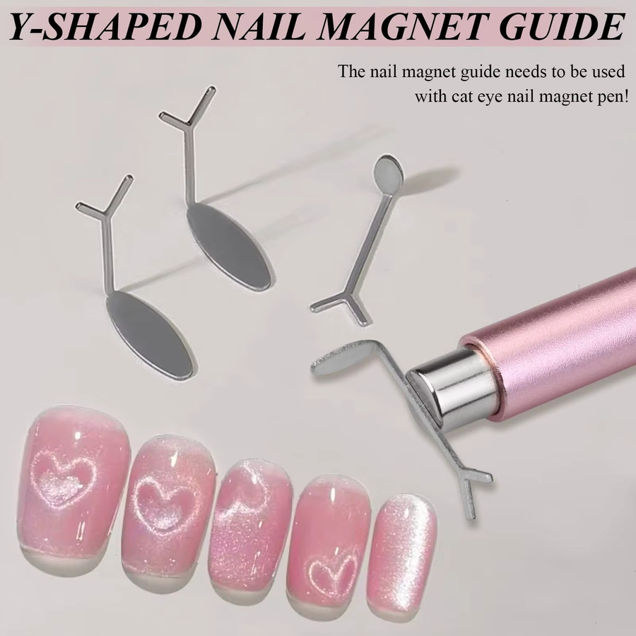 Nibiru DU Doppel-Kopf Magnet-Stift für Cat Eye Nail Art, 4 Stück - Bild 2