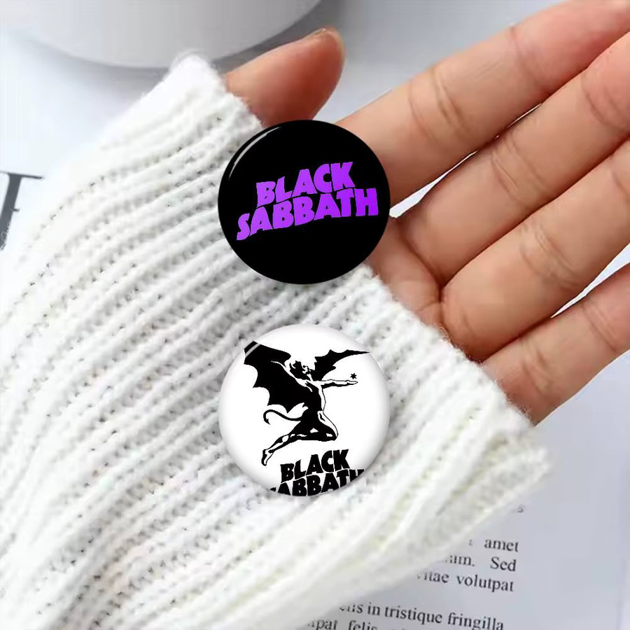 Mesuca Anstecknadeln, B-Black S-Sabbath - Bild 4