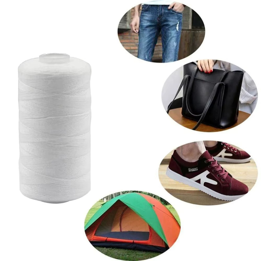 Polyester-Nähgarn für Heim-Nähprojekte in Schwarz und Weiß, 500 m - Bild 2