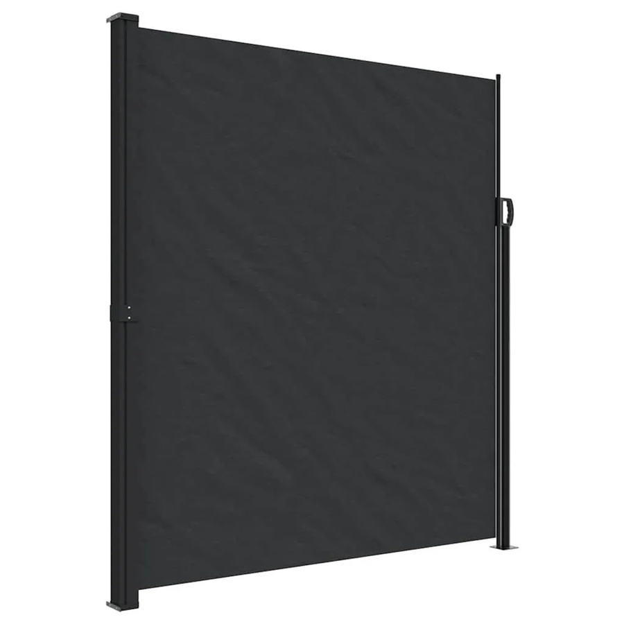 vidaXL Ausziehbare Seitenmarkise Schwarz B: 300 cm, H: 220 cm - Bild 2
