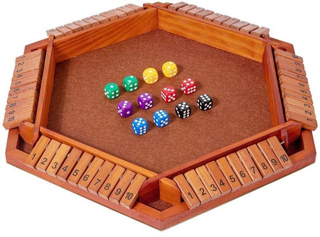 Wucifang Bags Shut the Box Würfelspiel, Holz, ab 7 Jahren - Bild 1
