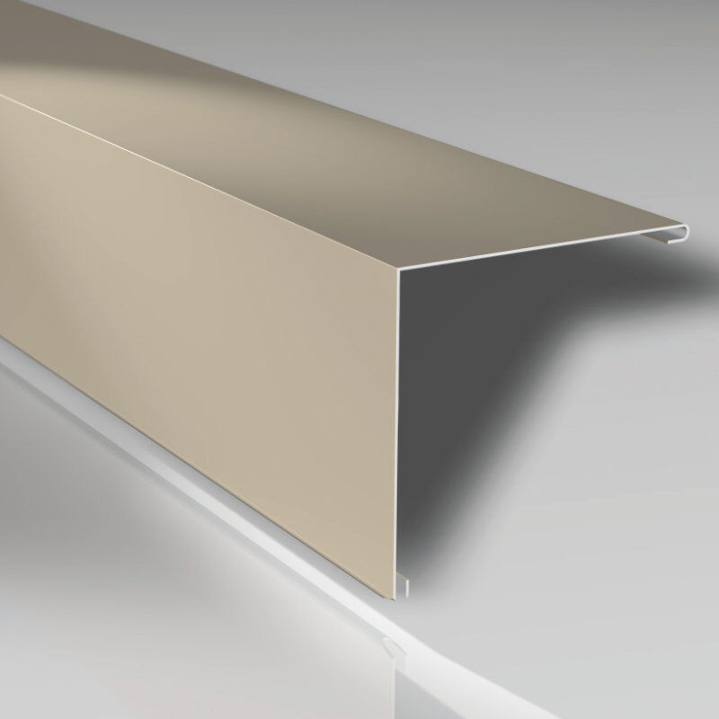 Außenecke Winkelblech Blachotrapez GmbH aus verzinktem Stahl in Beige, B/H/L: 190 x 190 x 2000 mm - Bild 1