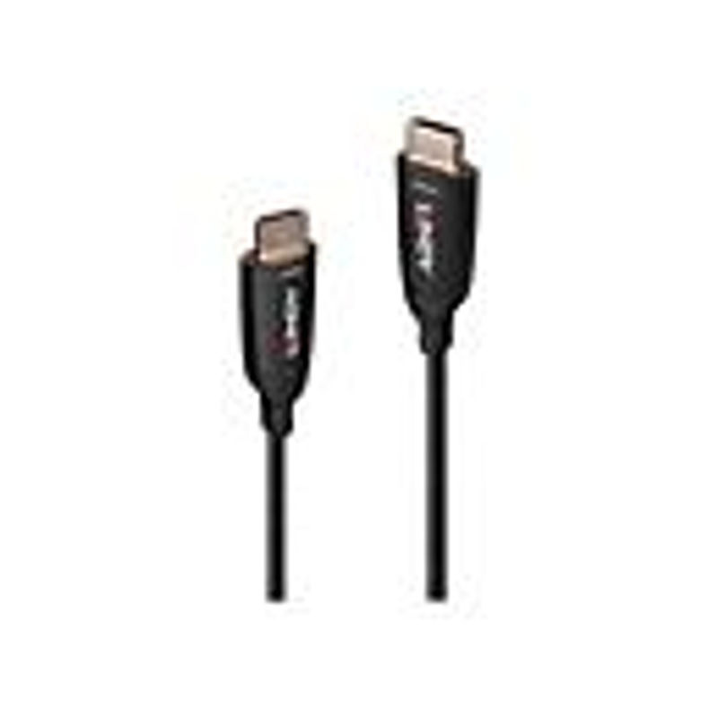 Lindy HDMI Glasfaser Hybrid Kabel Schwarz 20 m unterstützt 8K 60 Hz und 4K 120 Hz - Bild 3
