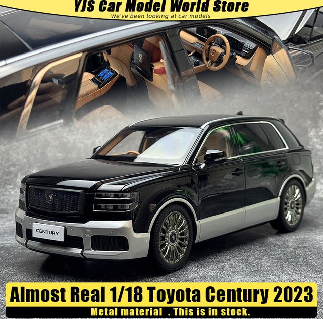 Almost Real Toyota Century, Modellauto, 1:18, Schwarz x Silber, Metall - Bild 1