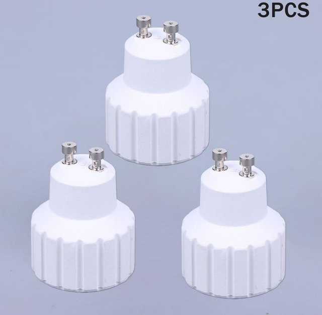 Cyle GU10 auf GU10 Adapter Fassung Verlängerung für LED Strahler in Weiß - Bild 1