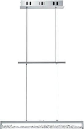 Eglo Hängeleuchte CARDITO 1 in Silberfarben aus Aluminium und Stahl mit dimmbarer LED - Bild 1