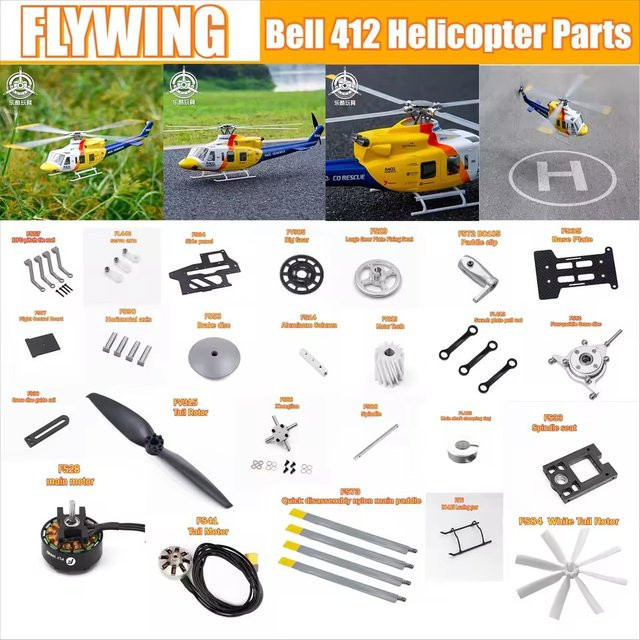 FLYWING Bell 412 Hubschrauberteile, RC-Hubschrauber-Zubehör - Bild 1