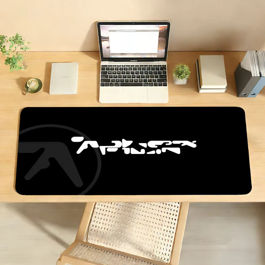 Rutschfestes Mauspad A-Aphex T-Twin für Computer und Laptop in Schwarz - Bild 2