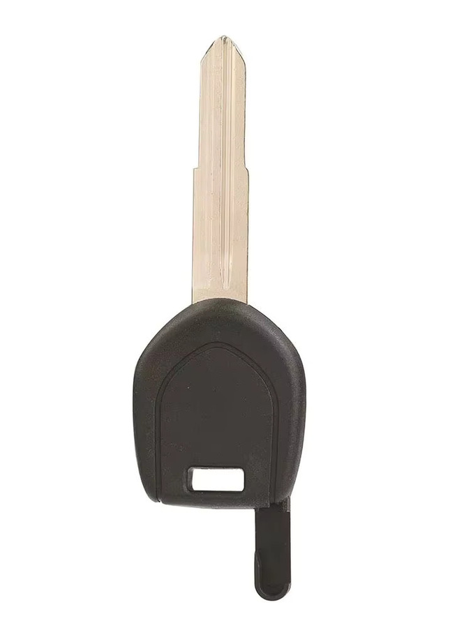 Jingyuqin Ersatz-Schlüsselgehäuse für Mitsubishi Transponder Fob X1 X5 mit MIT11R und MIT8 Schlüsselklinge in Schwarz - Bild 5