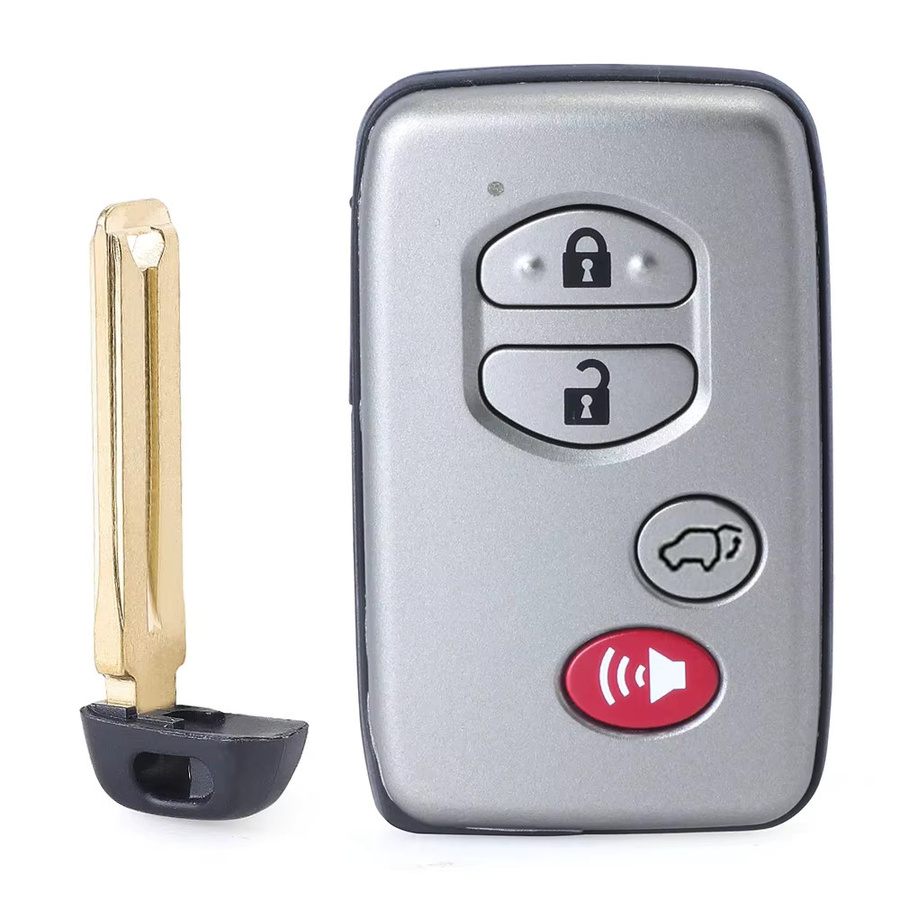 KEYECU Smart Remote Key Fob 314,3 MHz für Toyota Venza, Farbe: Silber - Bild 3