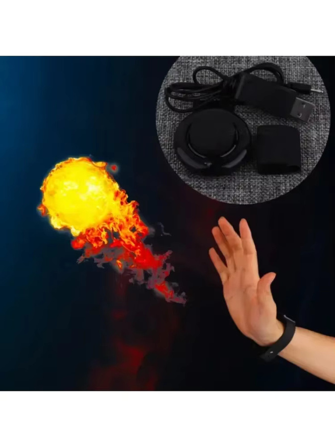 Murphy's Magic Mini Fire Watch, Magie-Requisiten, Kunststoff, Schwarz - Bild 5