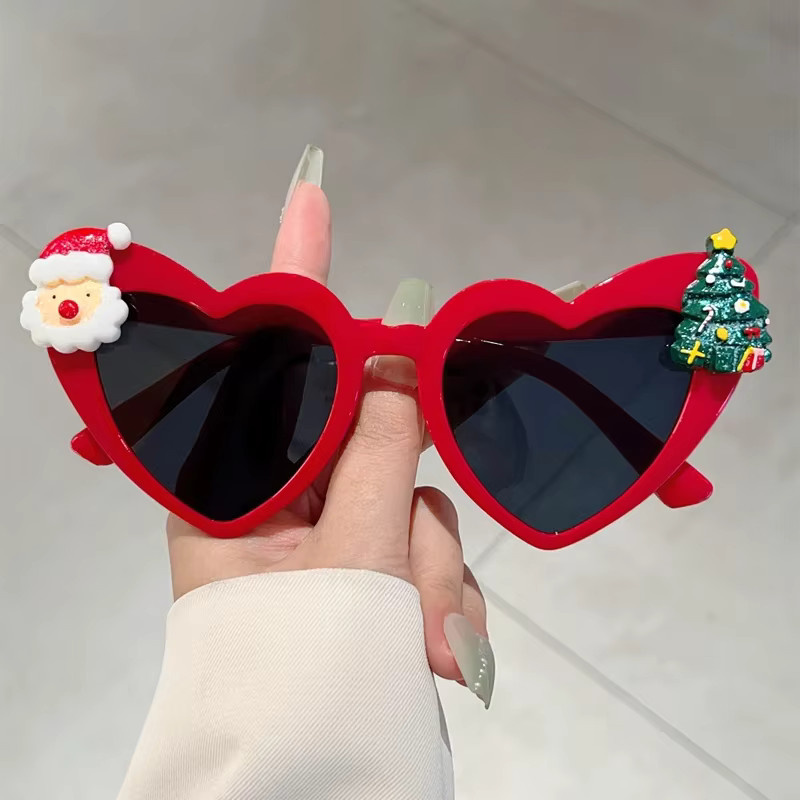 KAMMPT Herzförmige Sonnenbrille, Vollrand, Kunststoff, Damen - Bild 1
