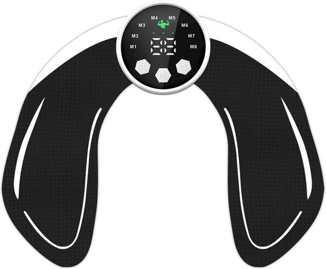 Fair Deal Direct Intelligentes EMS-Gerät für Bauch und Hüfte als Bauchtrainer in Schwarz mit USB-Ladefunktion - Bild 1
