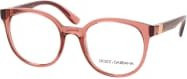 Dolce&Gabbana DG 5083 Korrektionsbrille, Vollrand, quadratisch, Kunststoff, braun, pink, Damen - Bild 1
