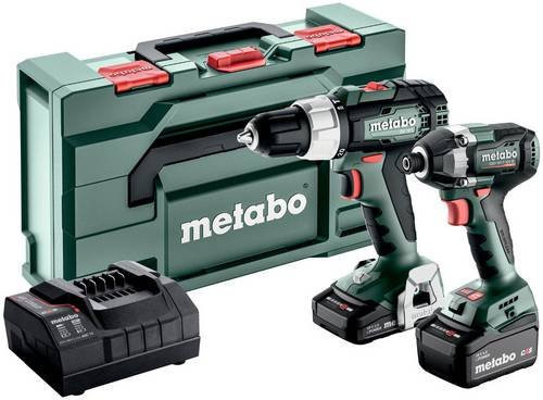 Metabo Akku Combo Set 18V mit Akku-Schlagbohrschrauber SSD 18 LT 200 BL und metaBOX 145 L in Grün - Bild 1