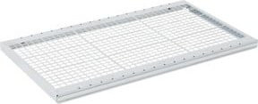Bito Fachboden FBR Set mit Fachbodenträger, Brandschutz, verzinkt, Farbe: Silber, B/T/H: 100 x 80 x 4 cm - Bild 1