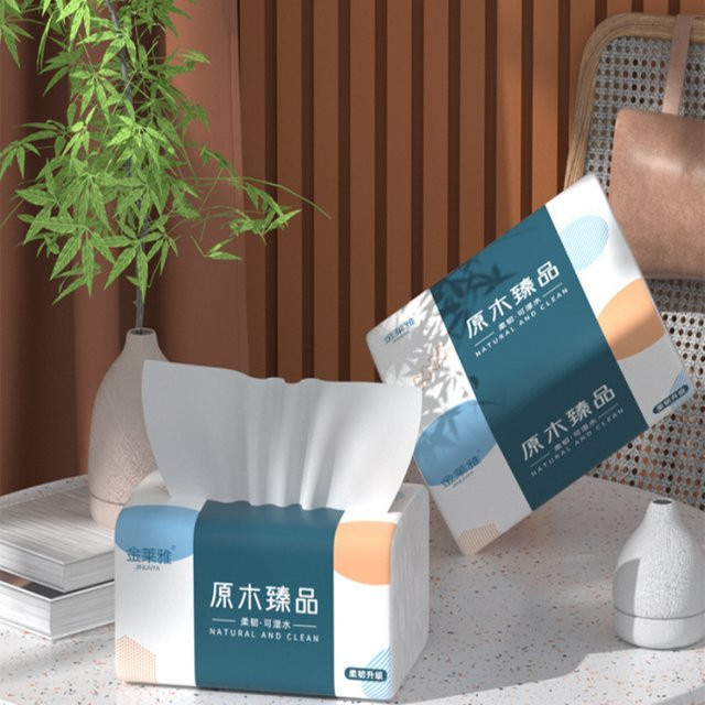 Wirtschaftspack Weißes Holzpapier für Haushalt und Hygiene, 420 Blatt pro Packung - Bild 1
