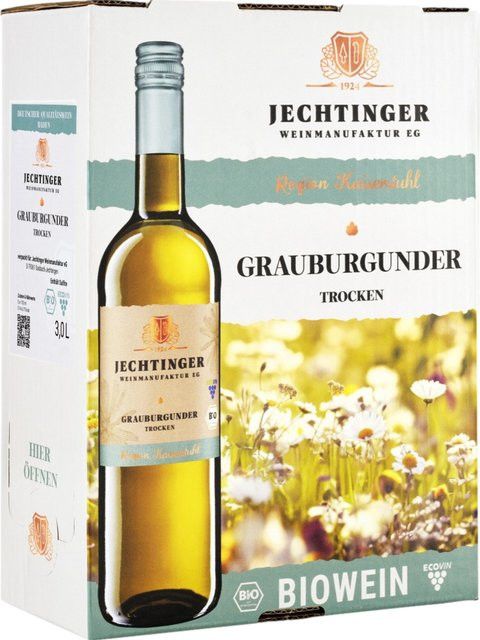 Jechtinger Grauburgunder Weißwein, Baden, trocken, 2025, 3 l - Bild 1