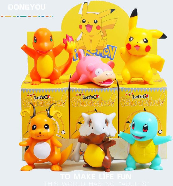 Bandai Pokémon Figuren, Kunststoff, Bunt / Mehrfarbig - Bild 1