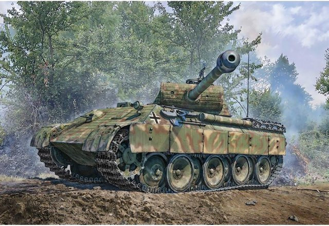 Italeri Pz.Kpfw. V Panther Ausf. A, Fahrzeug, 1:72, Grün - Bild 1