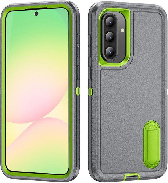 Stoßfeste Handyhülle mit Halterabdeckung für Samsung Galaxy A56 A36 A16 A54 A53 5G in Grau - Bild 1