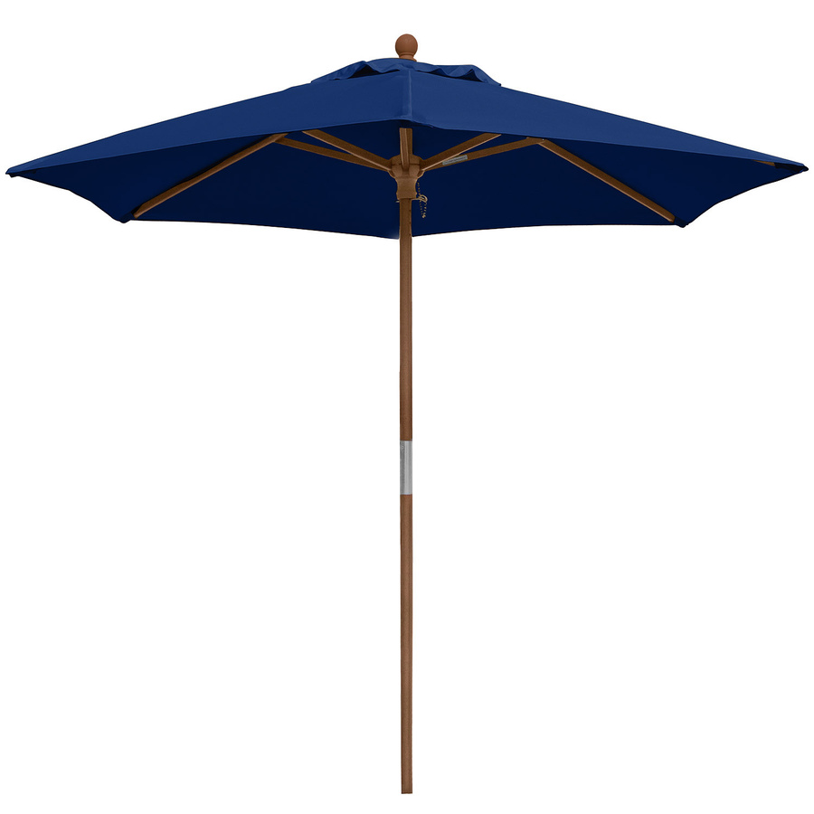 anndora Sonnenschirm rund Navy Dunkelblau mit UV-Schutz UPF 50+ Durchmesser: 210 cm - Bild 1