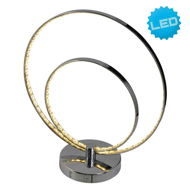 Näve LED Tischleuchte Universe Chrom Metall B/T/H: 18 x 35 x 38,5 cm - Bild 4