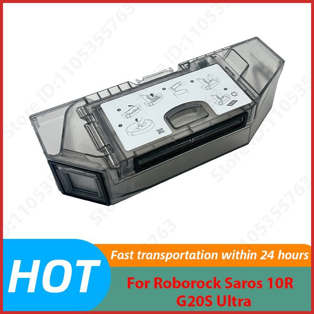 Roborock Staubbehälter-Ersatzteil in Transparent für Saros 10R, S9 MaxV Slim und G20S Ultra Staubsauger - Bild 1