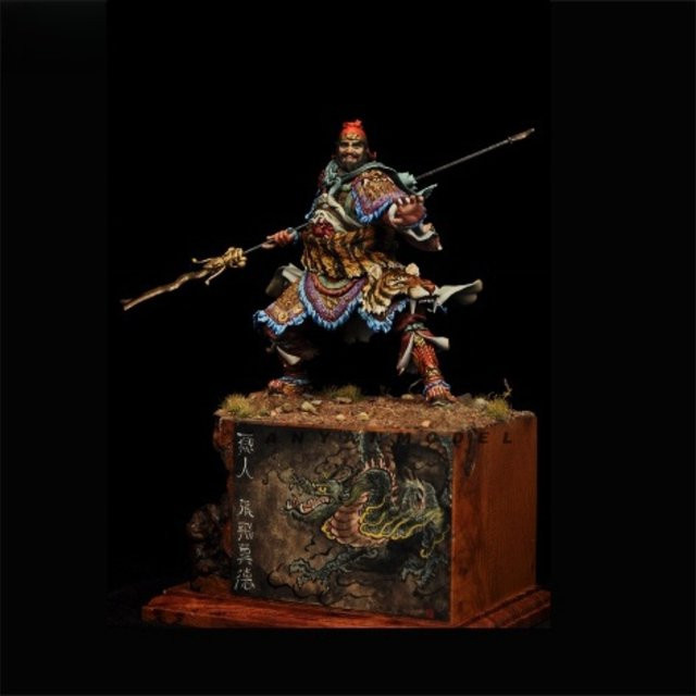 GK Antiker General Zhang Fei, Resin-Soldatenmodell, 1/16 Bausatz - Bild 1