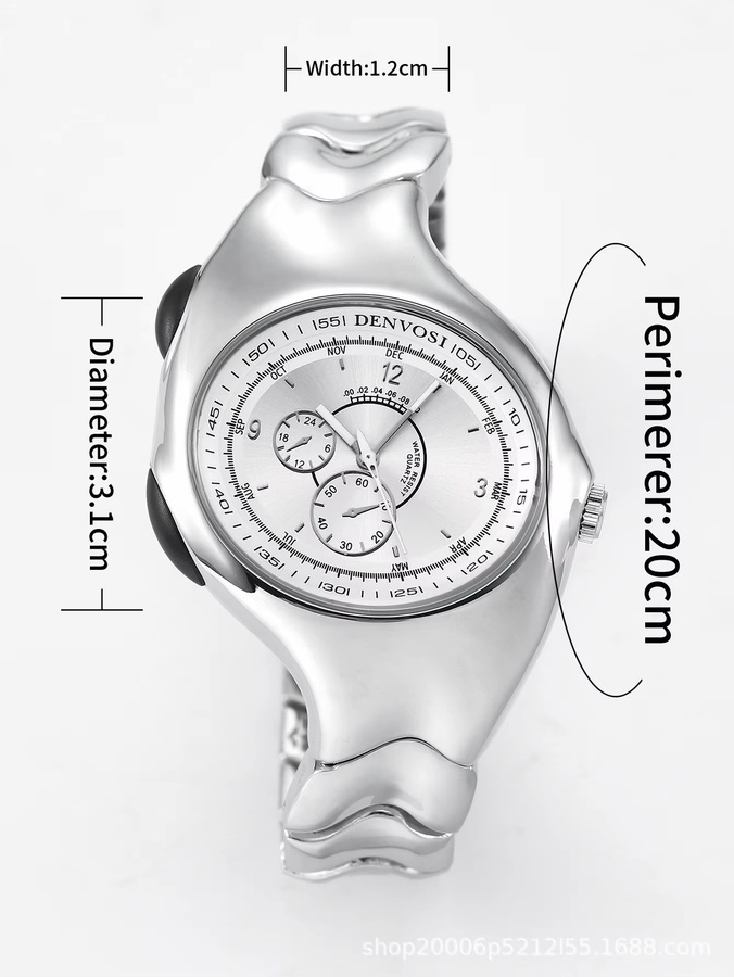 STARPERISH Armbanduhr Edelstahl, Quarz, Silber, Herren - Bild 2