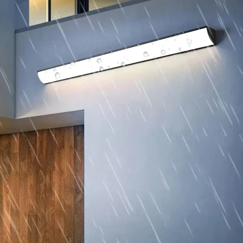 Z ZOSIMIO LIGHT LED Wandleuchte Linear in Weiß mit Warmlicht, wasserdichte Außenleuchte für Balkon, Garten und Terrasse - Bild 3