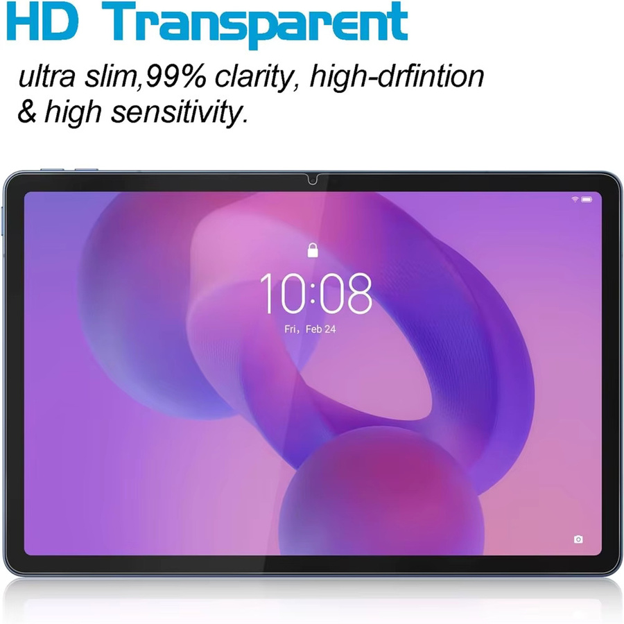 2 Stück Lenovo Idea Tab 11 Zoll 2025 TB-336ZU TB-336FU Displayschutzfolie aus 9H gehärtetem Glas, transparent - Bild 3