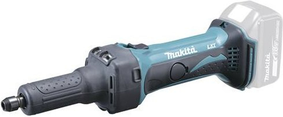 Makita Akku-Geradschleifer DGD800Z Solo-Version 18V in Blau/Schwarz/Petrol - Bild 3