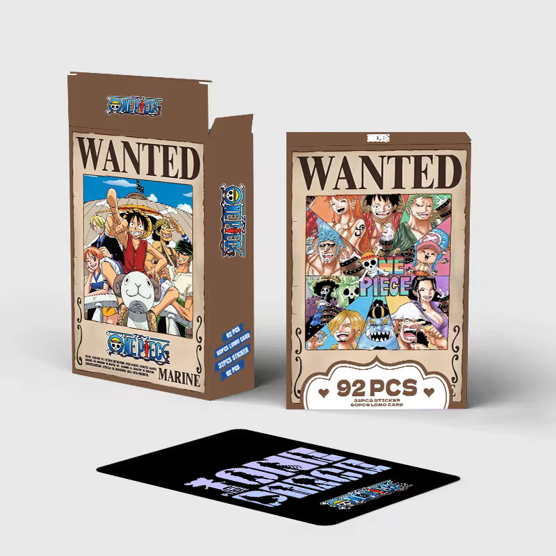 Bandai One Piece Anime-Sammelkarten, Sticker-Set, 92-teiliges Set - Bild 2