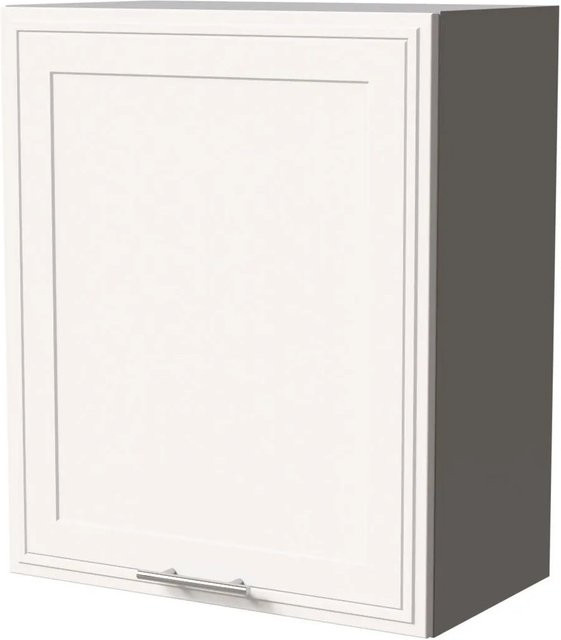 Feldmann-Wohnen Hängeschrank Salo W2/60 Küchenschrank in Grau und Weiß Matt mit Kassettenoptik, B/T/H: 60 x 32,5 x 72 cm - Bild 1